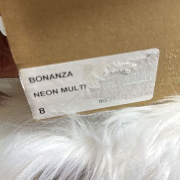 Steve Madden Bonanza Neon Multi Color Sneaker 8 - Picture 9 of 9